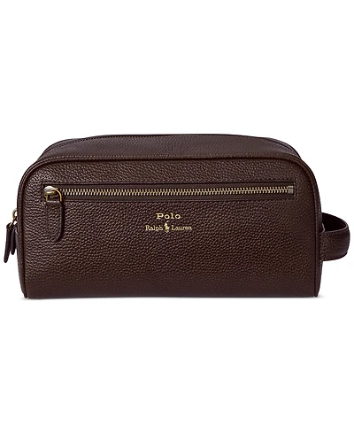 Polo Ralph Lauren Men's Pebbled Leather Travel Case