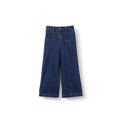 Cotton On Little Girls Pia Pintuck Bootleg Jean