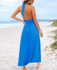 Cupshe Women's Cielo Blue Maxi Beach Dress