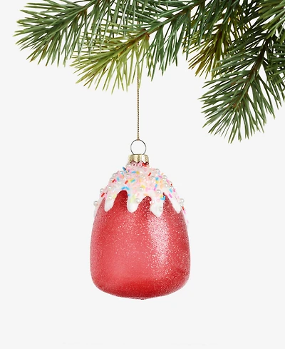Holiday Lane Sugar Plum Glass Gumdrop Ornament, Macy's Exclusive