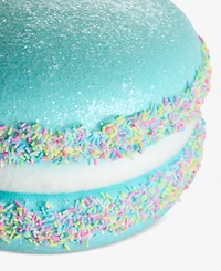 Holiday Lane Sugar Plum Large Blue Macron With Sprinkles Ornament, Macy's Exclusive