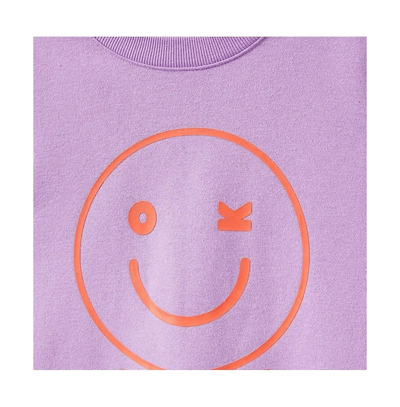 Cotton On Little Girls Sammy Oversized Crew