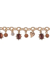 Laundry by Shelli Segal Gold Tone Charm Bracelet