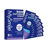 MySmile Teeth Whitening Strips, Hydroxyapatite-Infuse Strips, Non-Sensitive Teeth Whitening with Natural Ingredients, Enamel-Safe