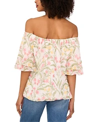 Vince Camuto Women's Off-The-Shoulder 3/4-Sleeve Top