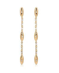 Ettika Oval Dome Linear Earrings