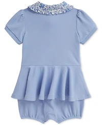 Polo Ralph Lauren Baby Girls Peplum Romper