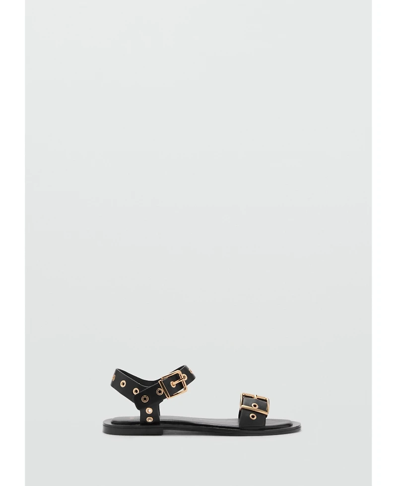 Mango Women's Die-Cut Straps Sandals