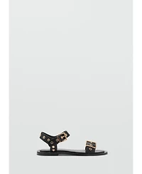 Mango Women's Die-Cut Straps Sandals