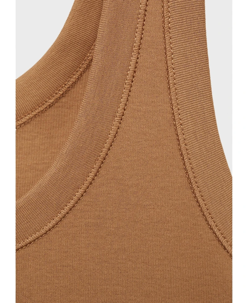 Mango Women's Cotton Strap Top