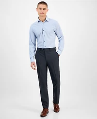 Alfani Men's Slim-Fit Long Sleeve Geo Pattern Button-Front Performance Dress Shirt, Exclusively at Macy's