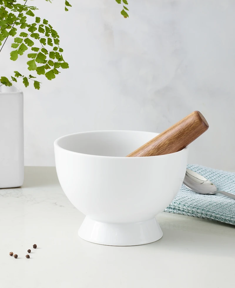 The Cellar Whiteware Mortar and Pestle Set, Exclusively at Macy's