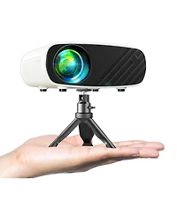 Artsea Mini Projector, 1080P Hd Portable Movie Projector, Wireless WiFi for Android/iOS, Phone/Laptop - Home & Outdoor Use