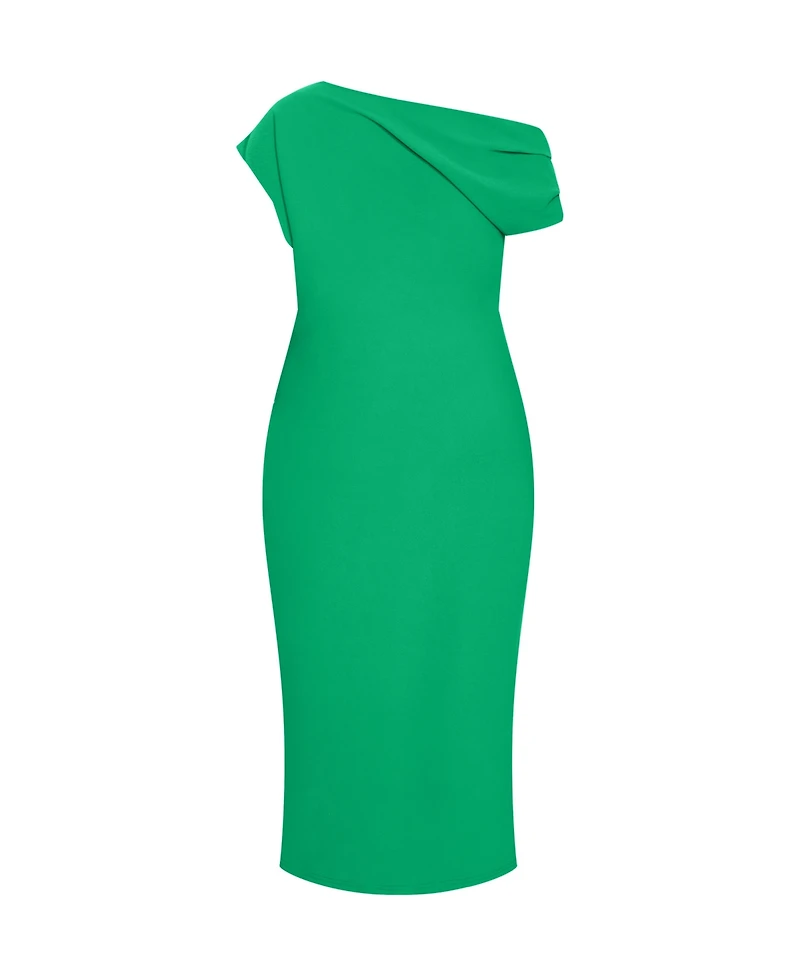 City Chic Plus Size Sassy Off Shoulder Dress