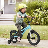 Kids Bike with Training Wheels for Older Children Adjustable Seat and Handlebar