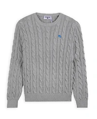 Members Only Men's Crew Neck Cable Knit Sweater