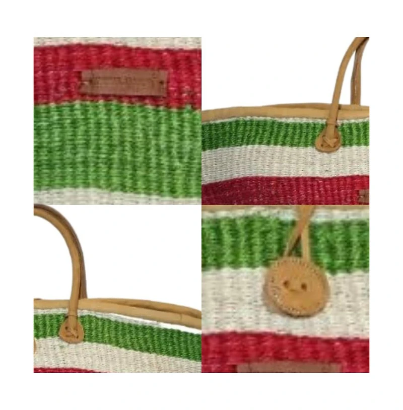 South Handmade Sisal African Basket Tote Bag