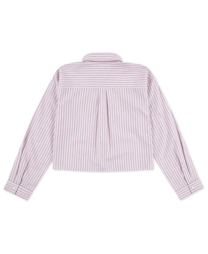 abercrombie kids Girls Button Front Boxy Shirt
