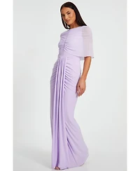 Quiz Women's Ity Draped Maxi Dress