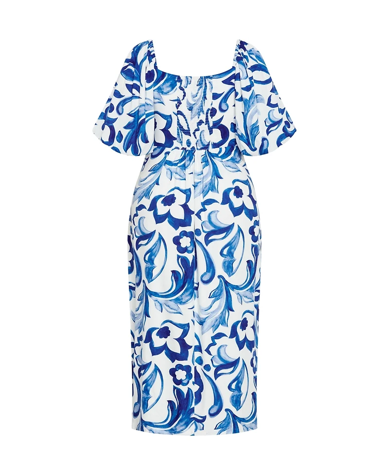 City Chic Plus Nala Midi Dress