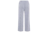 Olsen Women's Anna Fit Wide Leg Seersucker Pant