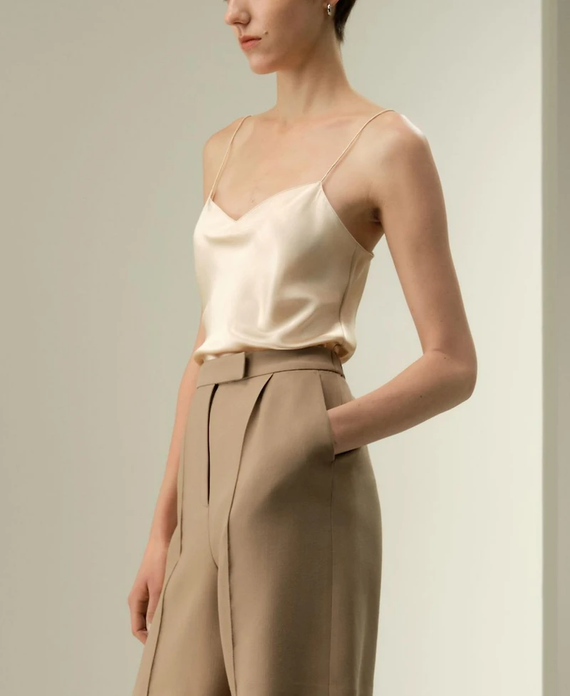 Lilysilk Women's Chic Minimal Silk Cami