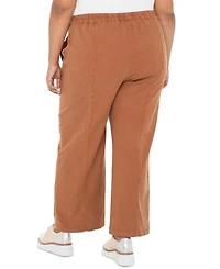 Liverpool Los Angeles Plus High-Rise Wide-Leg Pants