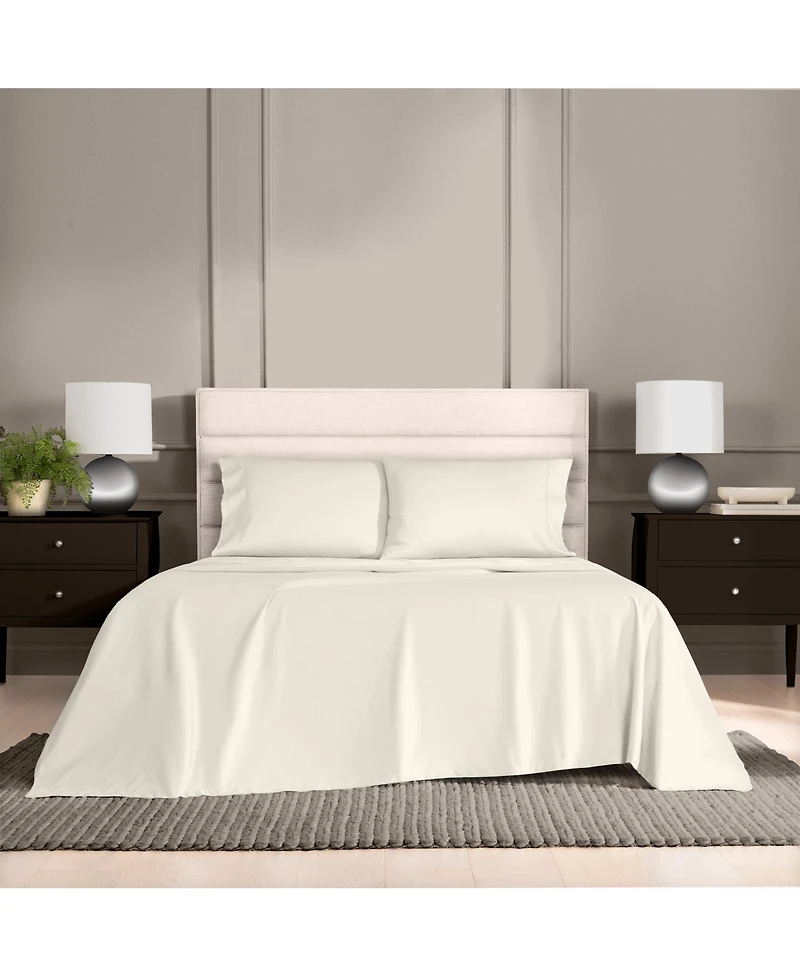 Aq Textiles Bergen House 1000 Thread Count 100% Certified Egyptian Cotton 4-Pc. Sheet Set