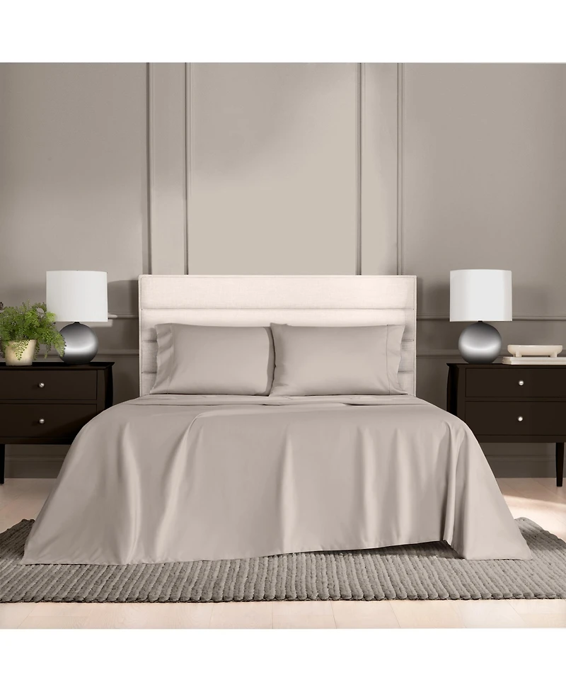 Aq Textiles Bergen House 1000 Thread Count Extra Deep Pocket 100% Certified Egyptian Cotton 4-Pc. Sheet Set, California King