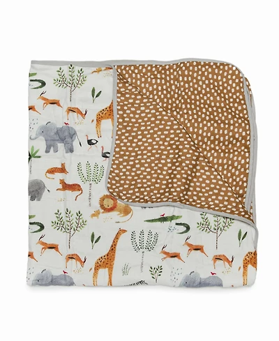 Loulou Lollipop Baby Animal Print Quilt