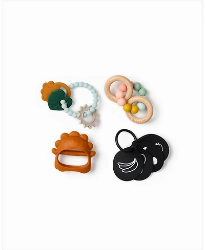 Loulou Lollipop Baby Animal Print Soothing Development Bundle