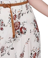 Ny Collection Plus Chiffon Maxi Skirt