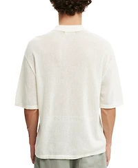 Cotton On Men's Knitted Polo Shirt