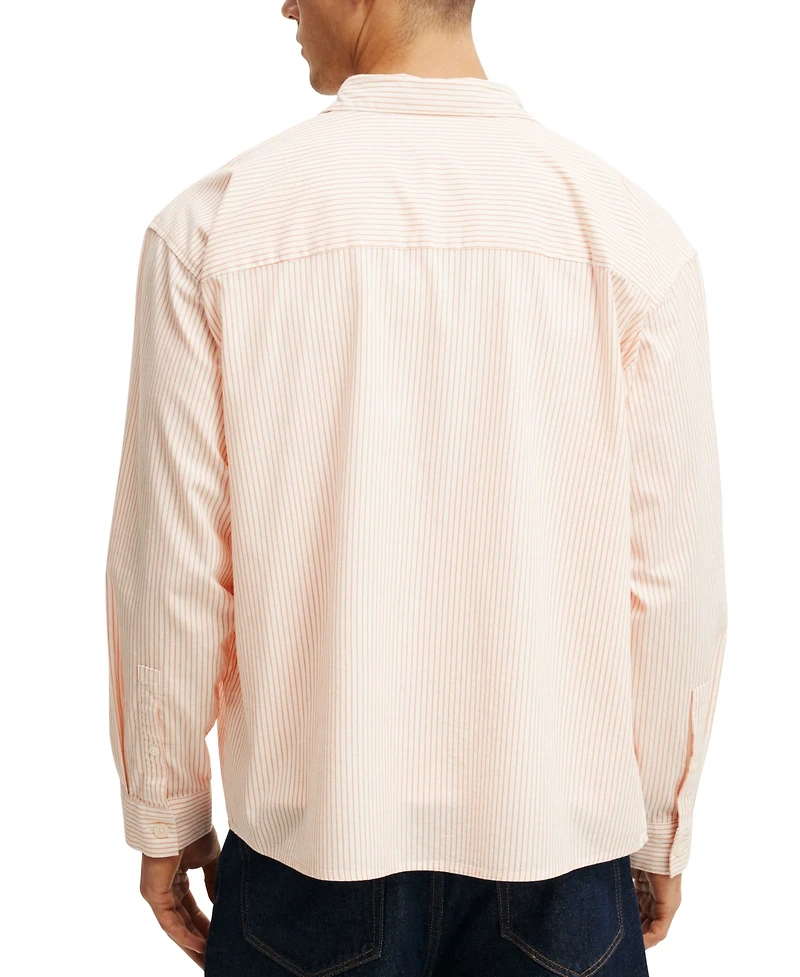 Cotton On Men's Hampton Long Sleeve Shirt