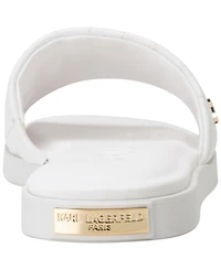 Karl Lagerfeld Paris Women's Carenza Studded Slide Sandals