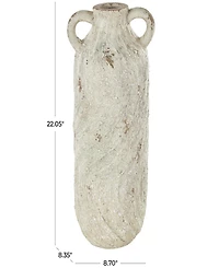 Rosemary Lane Magnesium Oxide 22" Contemporary Vase