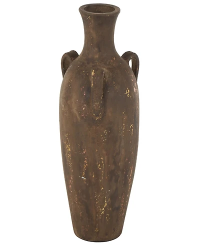 Rosemary Lane Ceramic 24.4" Farmhouse Vase with Handles