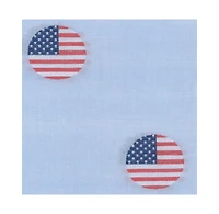 Scott Barber Men's Flag Dot Jacquard, Blue