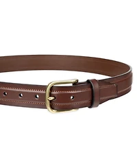 Club Room Men's Cut Edge Trapunto Stitched Casual Belt