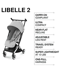 Cybex Infant Libelle 2 Ultra-Compact Lightweight Travel Stroller