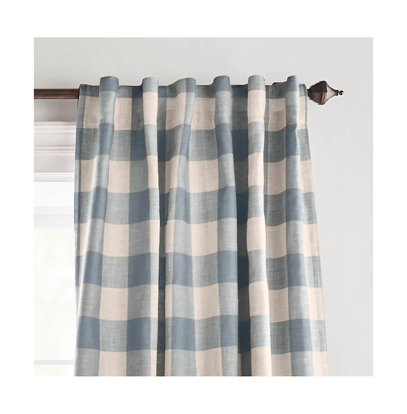 Elrene Home Fashions Grainger Buffalo Check Blackout Window Curtain