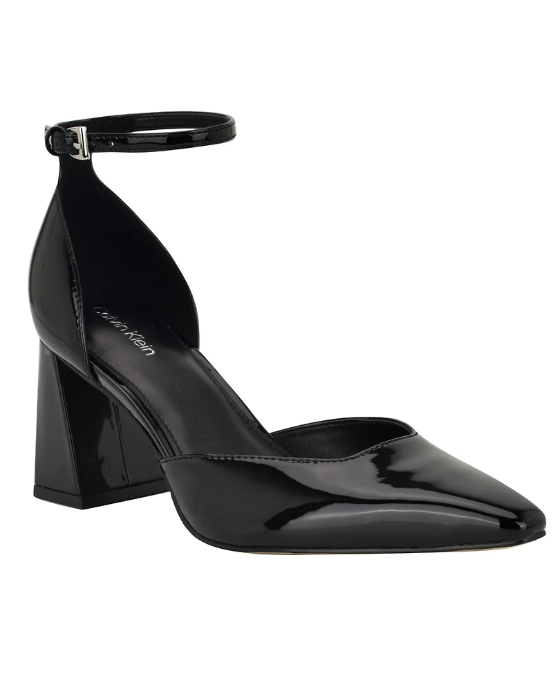 Calvin Klein Women's Nalene d'Orsay Block Heel Pumps