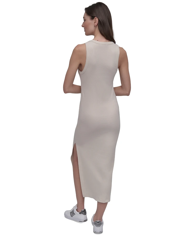 Dkny Jeans Women's Side-Slit Tank Midi Dress