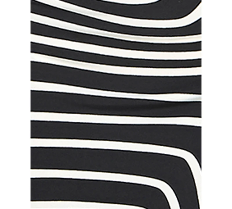 Katia Rae Juniors' Printed Cowl-Neck Sleeveless Dress