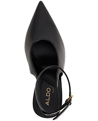 Aldo Women's Lisandre High-Vamp Ankle-Wrap Heeled Pumps