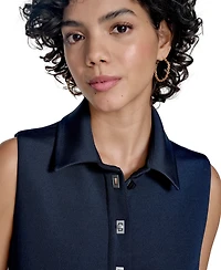 Calvin Klein Women's Sleeveless Scuba Sheath Dress