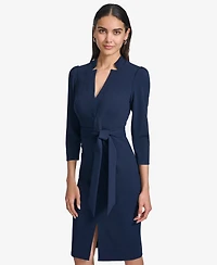 Calvin Klein Women's 3/4-Sleeve Sheath Dress