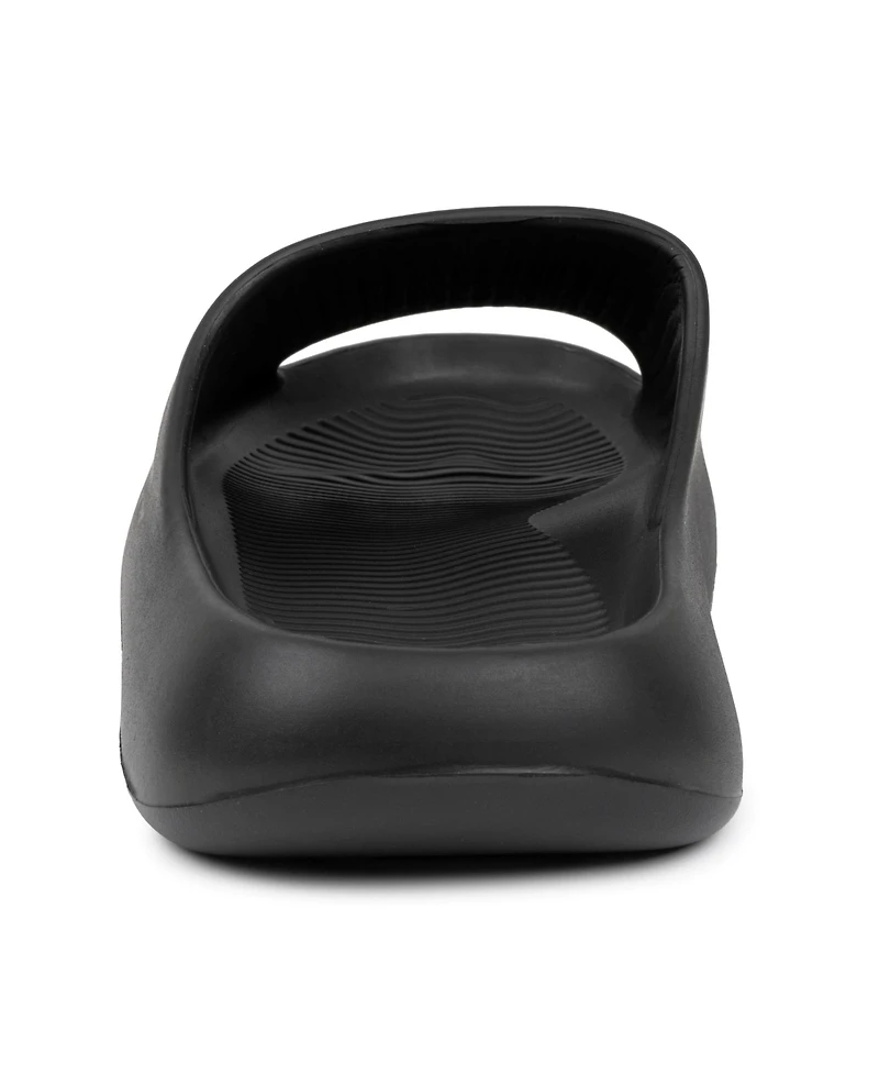 Alpine Swiss Men's Edgar Cloud Slides Ultra-Comfortable Arch Support Pillow Slippers Light Waterproof Non-Slip Recovery Sandals Shower Pool Gym Shoes