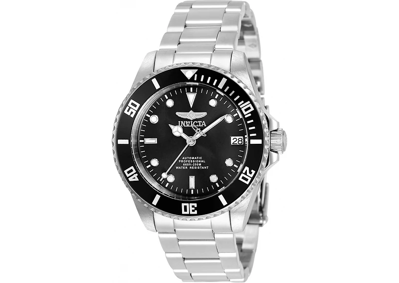 Invicta Women's 35705 Pro Diver Automatic 3 Hand Black Dial Watch