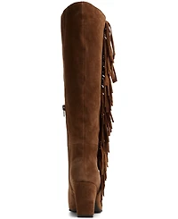 Aldo Women's Kaelya Knee-High Tall Fringe Western Boots